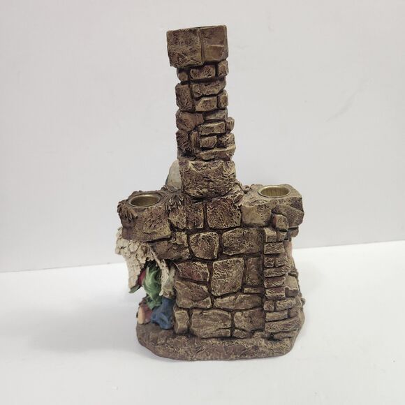 Nativity 5 Candle Holder Christmas Centerpiece Decor Manger Scene Resin - Picture 2 of 9